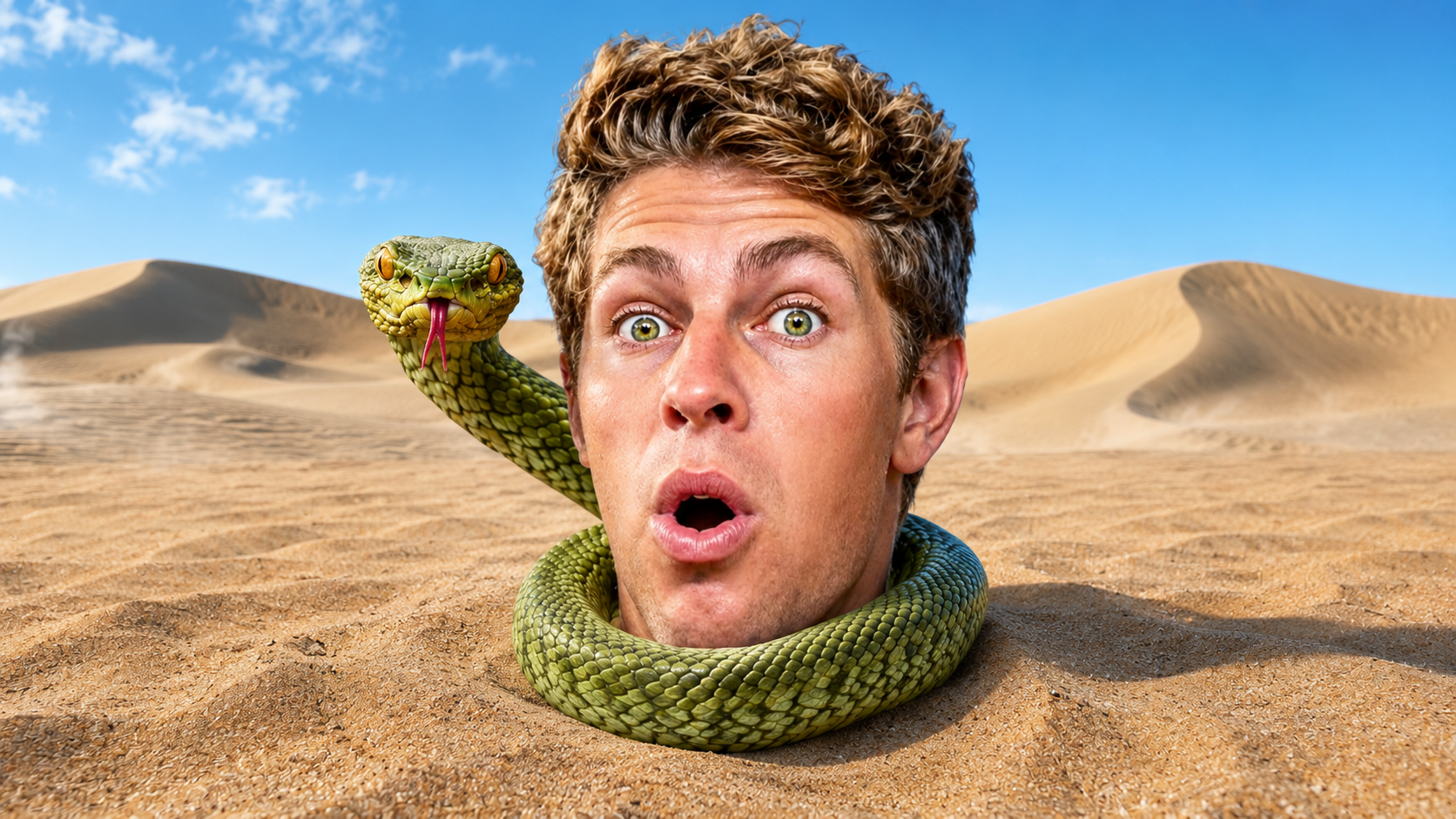 I Got Bitten By A Snake In The Desert
