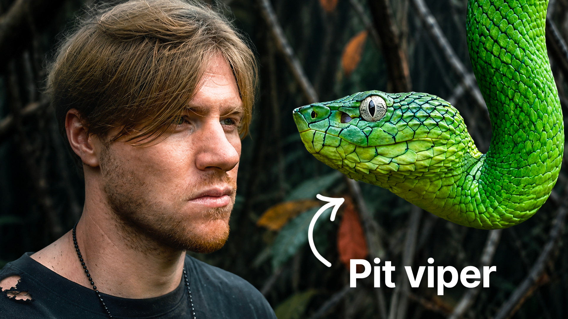 I Came Face To Face With A Pit Viper